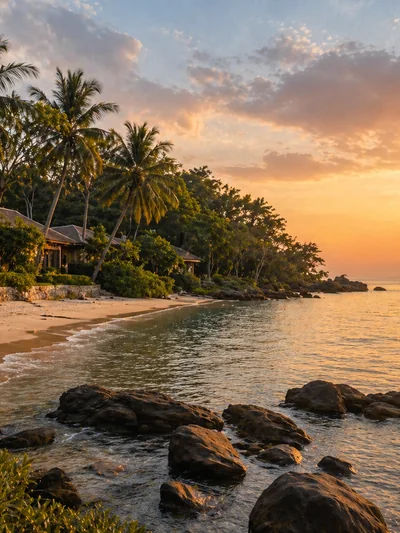 Ong Lang Beach Phu Quoc — quiet beach for villa rental